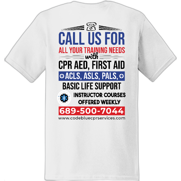 Code Blue CPR Services T-Shirt Gildan Softstyle® T-Shirt. 64000