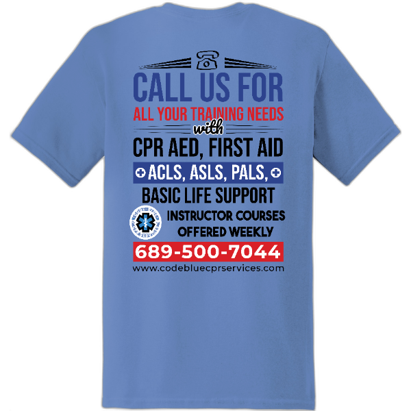 Code Blue CPR Services T-Shirt Gildan Softstyle® T-Shirt. 64000